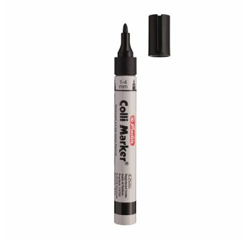 Marker permanentny HERLITZ COLLI końcówka okrągła 1-4mm kol. czarny [400200093]