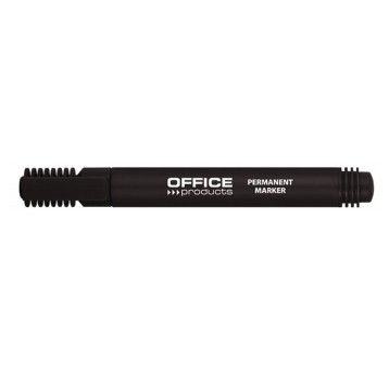Marker permanentny OFFICE PRODUCTS końcówka okrągła 1-3mm kol. czarny [17071211-05]