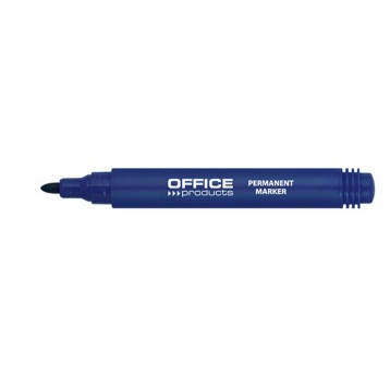 Marker permanentny OFFICE PRODUCTS końcówka okrągła 1-3mm kol. niebieski [17071211-01]