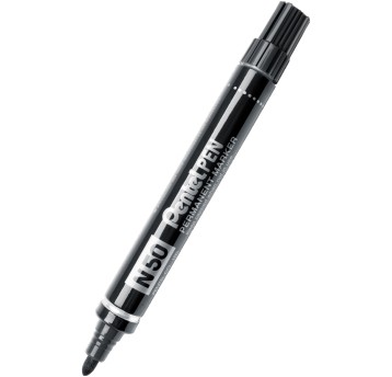Marker permanentny PENTEL N50 końcówka okrągła 1,5mm kol. czarny [N50-A]