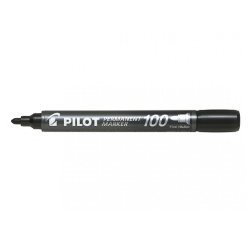 Marker permanentny PILOT SCA 100 końcówka okrągła 1mm kol. czarny [SCA 100-B]