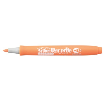 Marker permanentny TOMA ARTLINE DECORITE AR-033 końcówka okrągła 1mm kol. pomarańczowy pastelowy