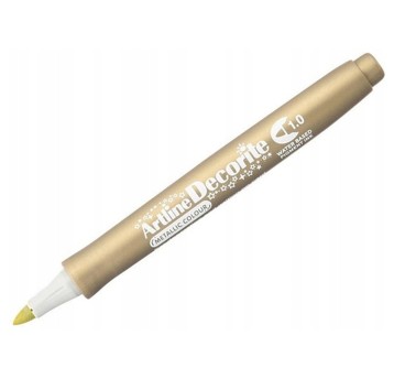 Marker permanentny TOMA ARTLINE DECORITE AR-033 końcówka okrągła 1mm kol. złoty
