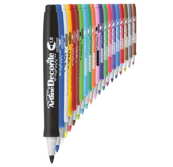 Marker permanentny TOMA ARTLINE DECORITE AR-033 końcówka okrągła 1mm kol. złoty