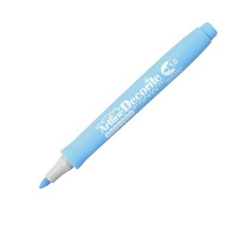 Marker permanentny TOMA ARTLINE Decorite końcówka okrągła 1mm kol. niebieski pastelowy [AR-033]