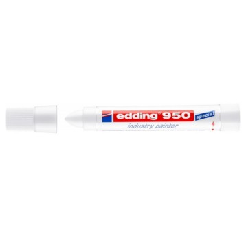 Marker przemysłowy w paście EDDING E-950 końcówka okrągła 10mm kol. biały [4-950049]