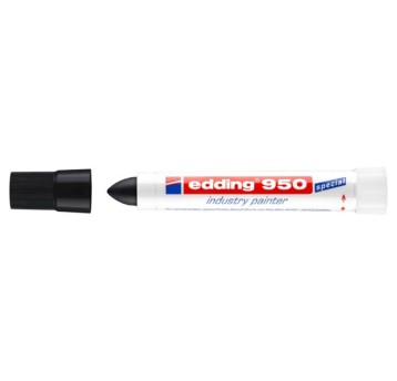 Marker przemysłowy w paście EDDING E-950 końcówka okrągła 10mm kol. czarny [4-950001]