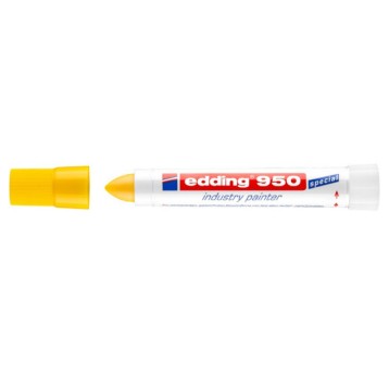 Marker przemysłowy w paście EDDING E-950 końcówka okrągła 10mm kol. żółty [4-950005]