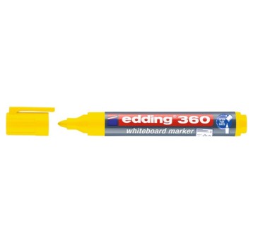 Marker tablicowy suchościeralny EDDING E-360 końcówka okrągła 1,5-3mm kol. żółty [4-360005]