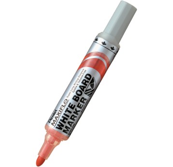 Marker tablicowy suchościeralny PENTEL MAXIFLO MWL5M końcówka okrągła 2-2,5mm kol. czerwony z tłoczkiem [MWL5M-BO]