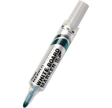 Marker tablicowy suchościeralny PENTEL MAXIFLO MWL5M końcówka okrągła 2-2,5mm kol. zielony z tłoczkiem [MWL5M-DO]