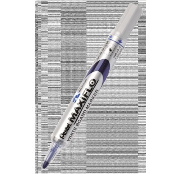 Marker tablicowy suchościeralny PENTEL MAXIFLO MWL5S końcówka okrągła 1,1-2,2mm kol. niebieski z tłoczkiem [MWL5S-C]