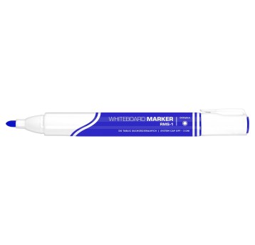 Marker tablicowy suchościeralny RYSTOR RMS-1 końcówka okrągła 1,5-3mm kol. niebieski [456-002]