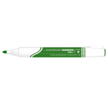 Marker tablicowy suchościeralny RYSTOR RMS-1 końcówka okrągła 1,5-3mm kol. zielony [456-003]
