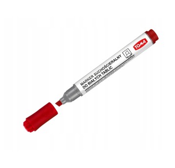 Marker tablicowy suchościeralny TOMA TO-267 końcówka ścięta 1-5mm kol. czerwony [TO-267 22]