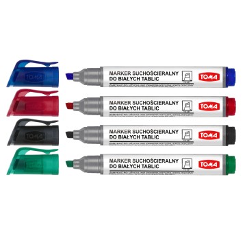 Marker tablicowy suchościeralny TOMA TO-267 końcówka ścięta 1-5mm kol. czerwony [TO-267 22]