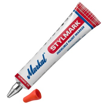 Marker w tubie MARKAL STYLMARK Indelible Ball Paint końcówka kulkowa 3mm kol. pomarańczowy [96656]