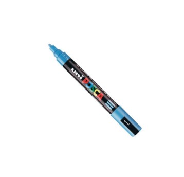 Marker z farbą plakatową UNI POSCA PC5M końcówka okrągła 1,8-2,5mm kol. jasnoniebieski