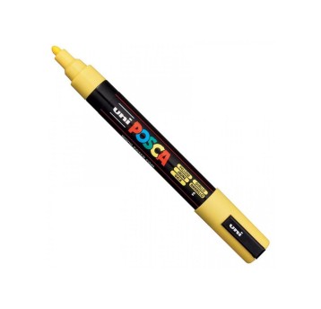 Marker z farbą plakatową UNI POSCA PC5M końcówka okrągła 1,8-2,5mm kol. żółty