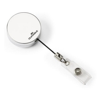 Mechanizm ściągający do identyfikatorów DURABLE Jojo Chrome kol. srebrny [822523]