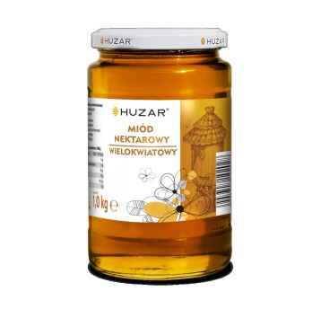 Miód wielokwiatowy HUZAR 1kg