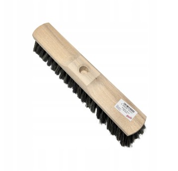 Miotła bez kija drewniana szer. 30cm kol. brązowy włókno miękkie