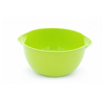 Miska z miarą tworzywo sztuczne kol. zielony 4500ml Ø26cm MINTRA Classic [3617]