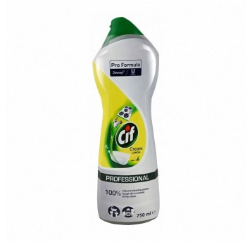 Mleczko do czyszczenia powierzchni i urządzeń sanitarnych CIF Cream Lemon Professional 750ml