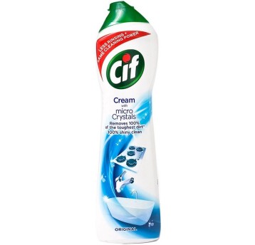Mleczko do czyszczenia powierzchni i urządzeń sanitarnych CIF Cream Original białe 300ml