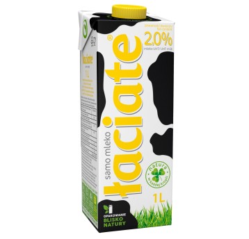 Mleko UHT 2,0% ŁACIATE 1L