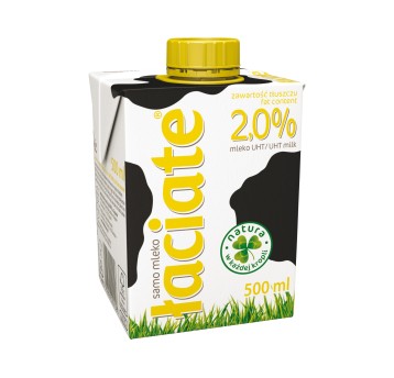Mleko UHT 2,0% ŁACIATE 500ml