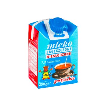 Mleko zagęszczone 7,5% GOSTYŃ niesłodzone 200ml