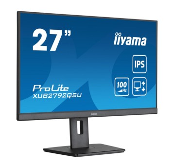 Monitor 27" LED IPS 2560 x 1440 WQHD 16:9 IIYAMA PROLITE kol. czarny głośniki [XUB2792QSU-B6]