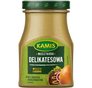 Musztarda delikatesowa KAMIS słoik 185g