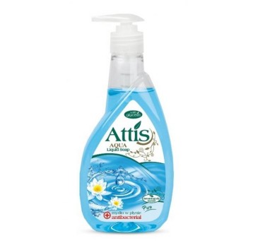 Mydło w płynie z dozownikiem antybakteryjne ATTIS 400ml