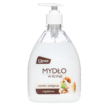 Mydło w płynie z dozownikiem uniwersalne CLINEX Liquid Soap migdałowe 500ml [CL77718]