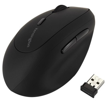Myszka bezprzewodowa KENSINGTON Ergo Pro Fit kol. czarny dla leworęcznych [K79810WW]