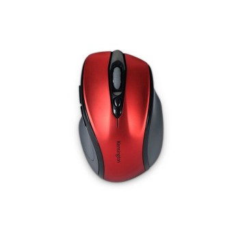 Myszka bezprzewodowa KENSINGTON Pro Fit Mid Size kol. rubinowa czerwień ergonomiczna [K72422WW]