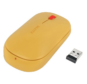 Myszka bezprzewodowa LEITZ COSY SureTrack Dual kol. żółty [65310019]