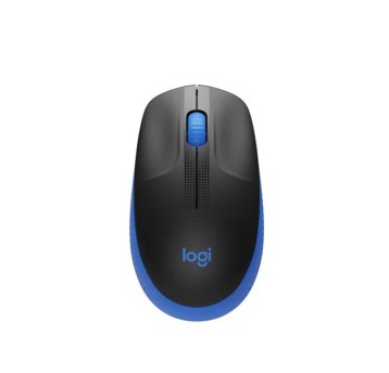 Myszka bezprzewodowa LOGITECH M-190 kol. czarno-niebieski [910-005907]