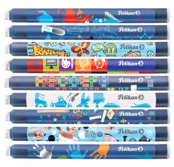 Naboje do piór wiecznych PELIKAN GRIFFIX długie kol. niebieski 5 szt. zmywalne [300011368]
