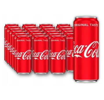 Napój gazowany COCA-COLA puszka 330ml 24 szt.