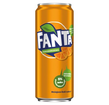 Napój gazowany FANTA pomarańcza puszka 330ml