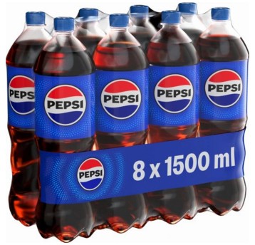 Napój gazowany PEPSI-COLA butelka plastik 1,5L 8 szt.