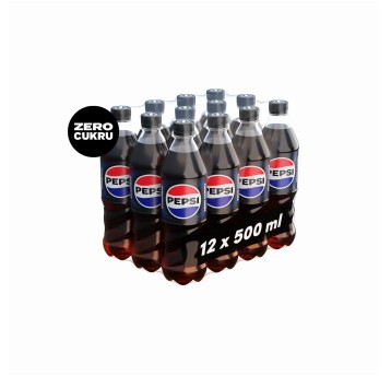 Napój gazowany PEPSI-COLA MAX butelka plastik 500ml 12 szt.