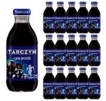 Napój owocowy TARCZYN czarna porzeczka butelka szkło 300ml 15 szt.