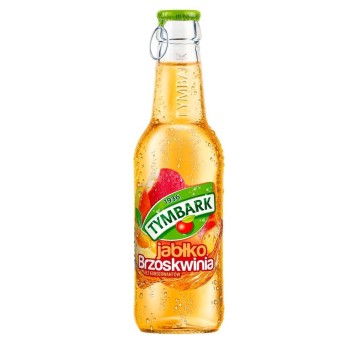 Napój owocowy TYMBARK jabłko-brzoskwinia butelka szkło 250ml 24 szt.