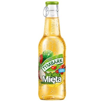 Napój owocowy TYMBARK jabłko-mięta butelka szkło 250ml 24 szt.