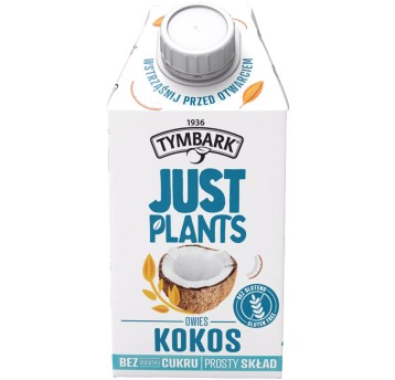 Napój owocowy TYMBARK Just Plants kokosowy karton 500ml