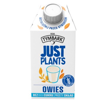 Napój owsiany TYMBARK Just Plants owsiany karton 500ml
